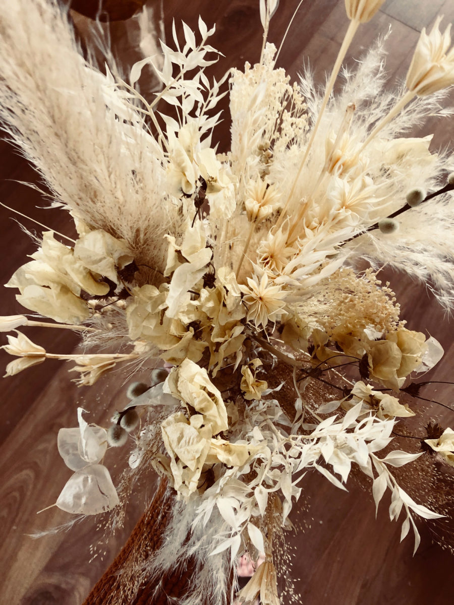 Ella - Bouquet de fleurs séchées et stabilisées -Atelier Graine de Prairie