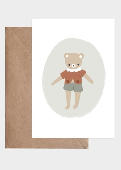 Mon petit ourson gris vert